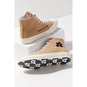 Converse Chuck Taylor Burlap Sneaker Hi Top Golf Le Fleur Women’s Size 7/Men 5